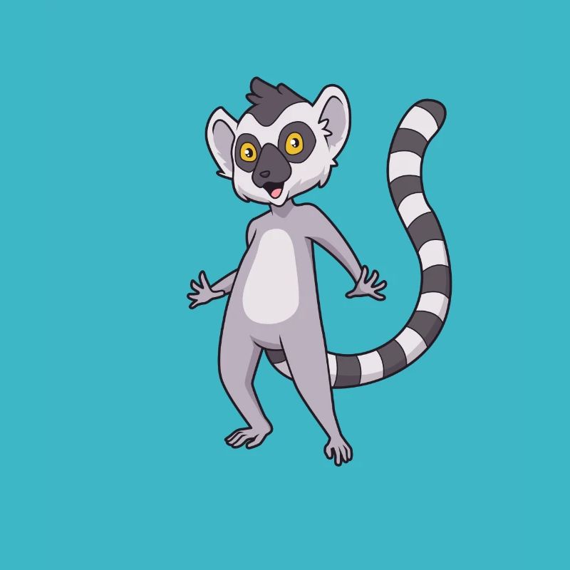 Kawaii Ring-tailed lemur