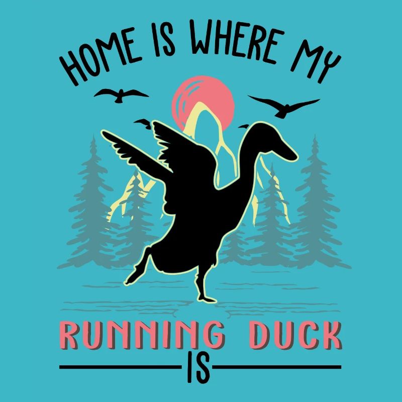 La maison, c’est là que se trouvent mes canards coureurs