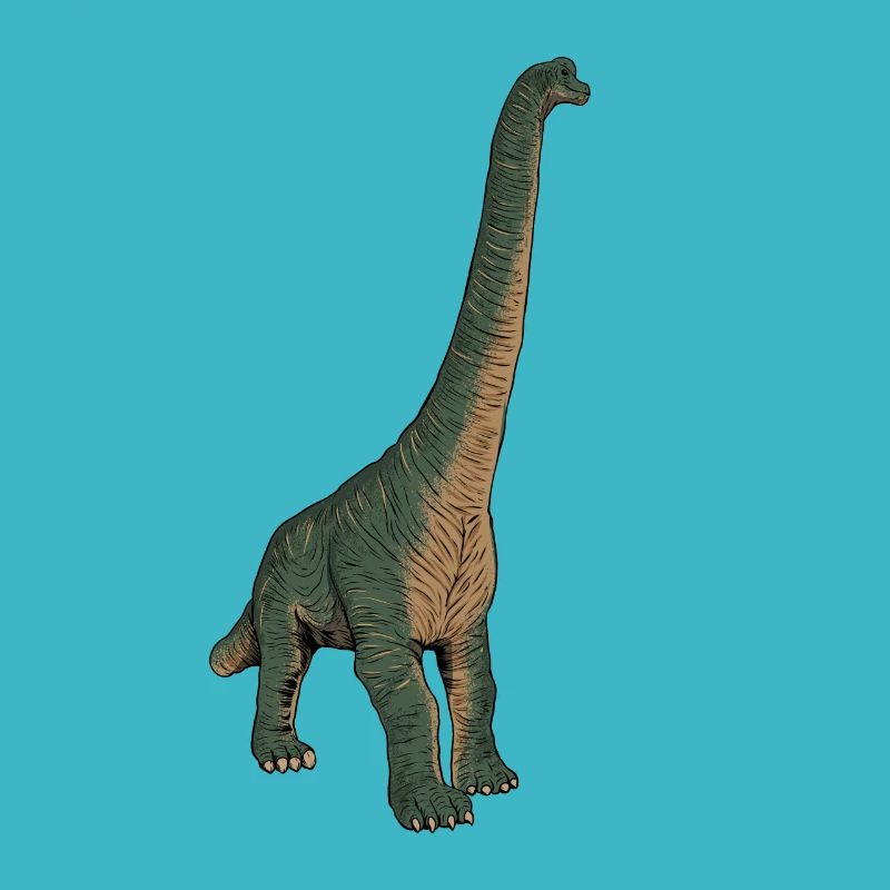 Zeichnung des Brachiosaurus