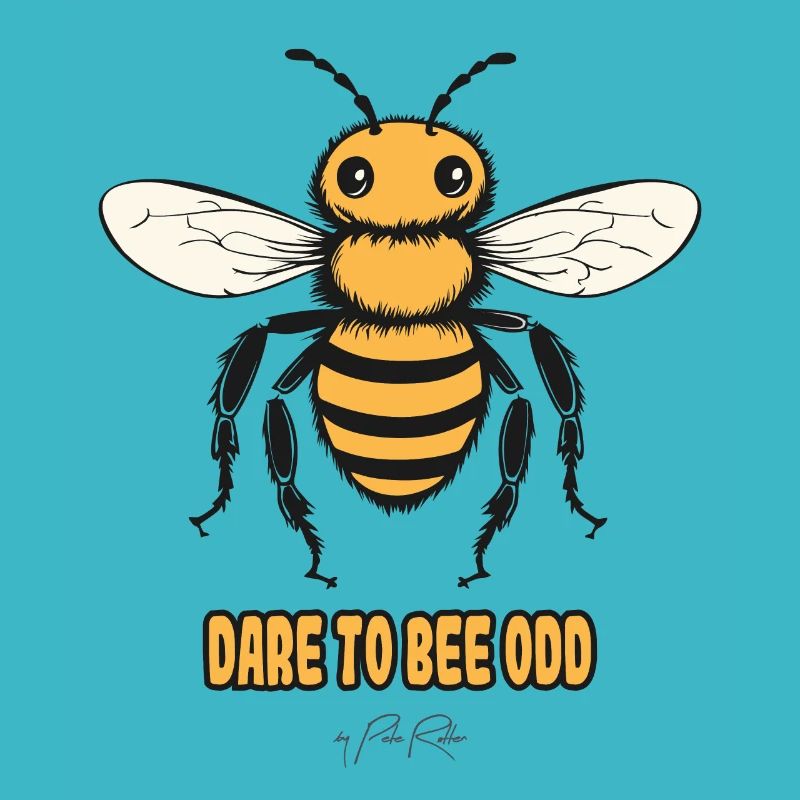 Osez être étrange comme l'abeille du dessin animé