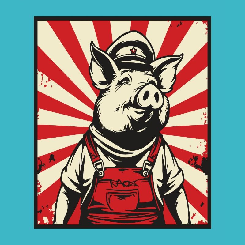 Communists Propaganda Socialists Pig