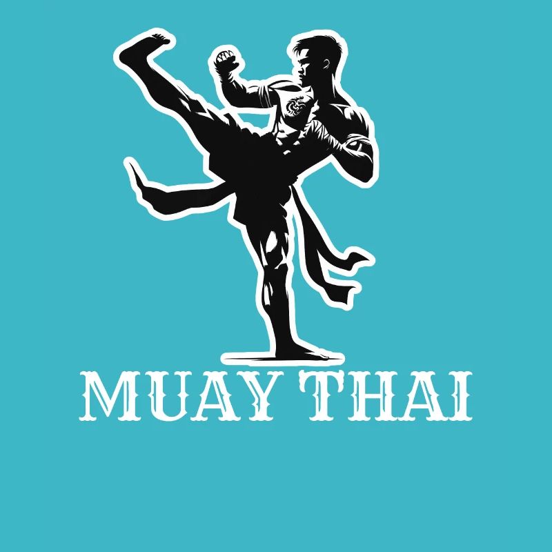 Conception de combattant Muay Thai
