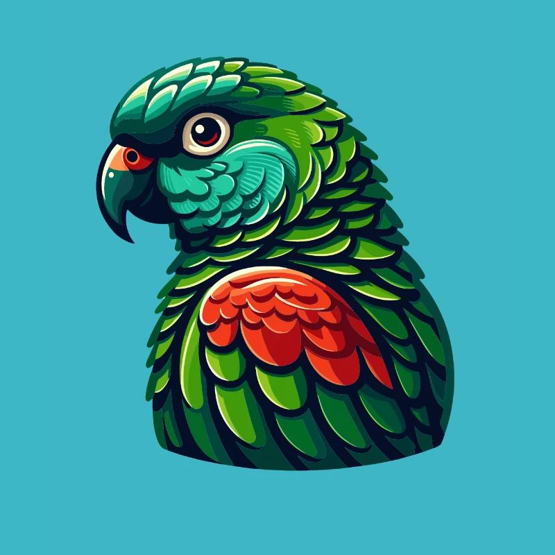 Conure à joues vertes Conure mignon Perroquet