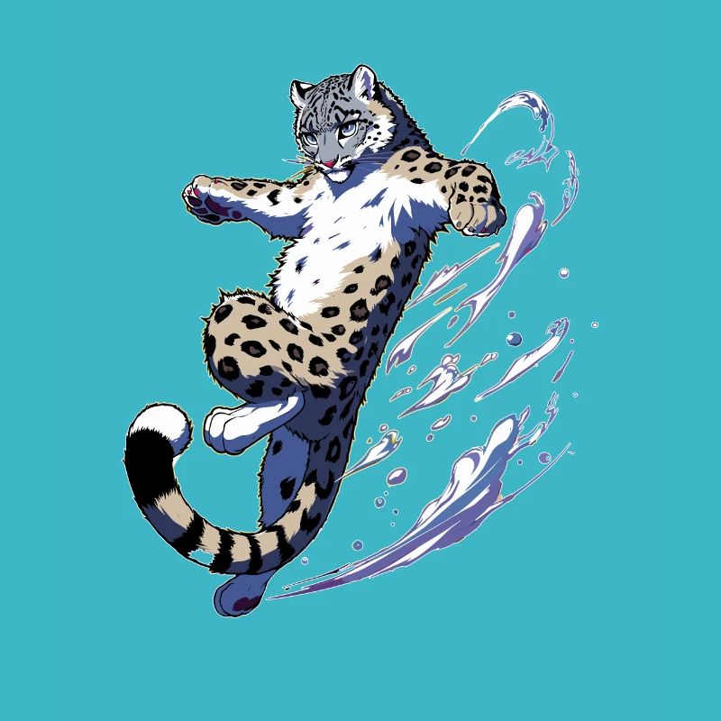 Snow Leopard Leopard White Leopard