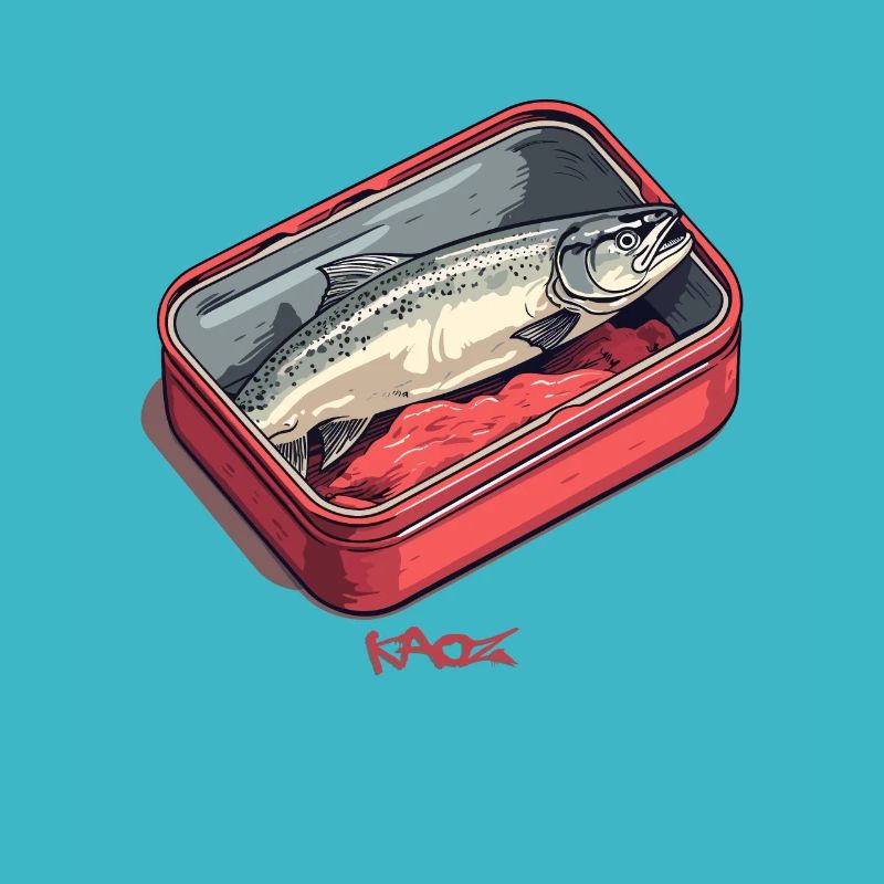 A trout in a can