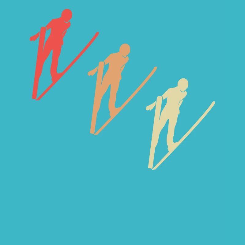 Farbenfrohe Springer