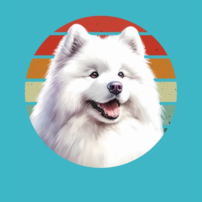 Chien Samoyède Cadeaux Mignon Samoyède Chien Graphique