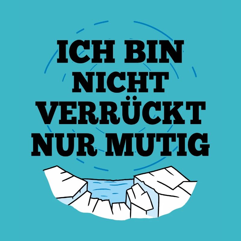 Eisbaden Spruch Eisschwimmer Sonnenbaden Eisbader