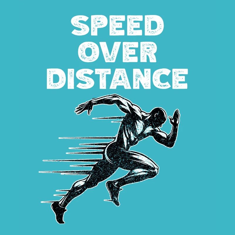 Bahnläufer Sprinter Sprint 100m Sprinter