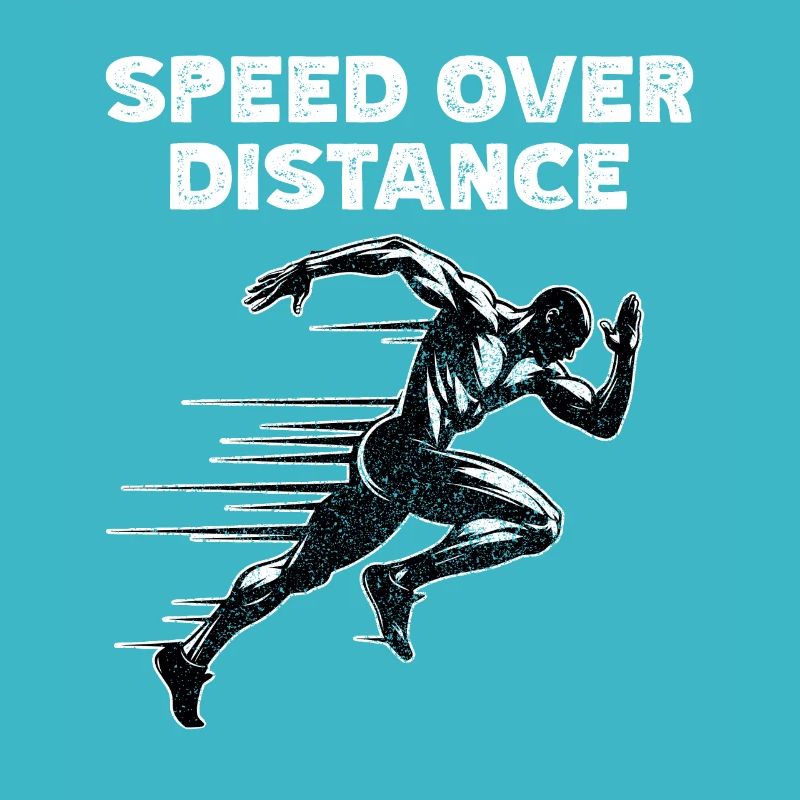Bahnläufer Sprinter Sprint 100m Sprinter