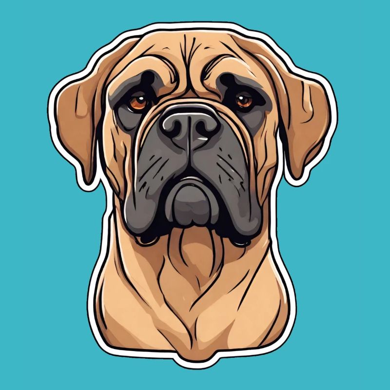 Mastiff - Great Dane - Dog beige Molosser