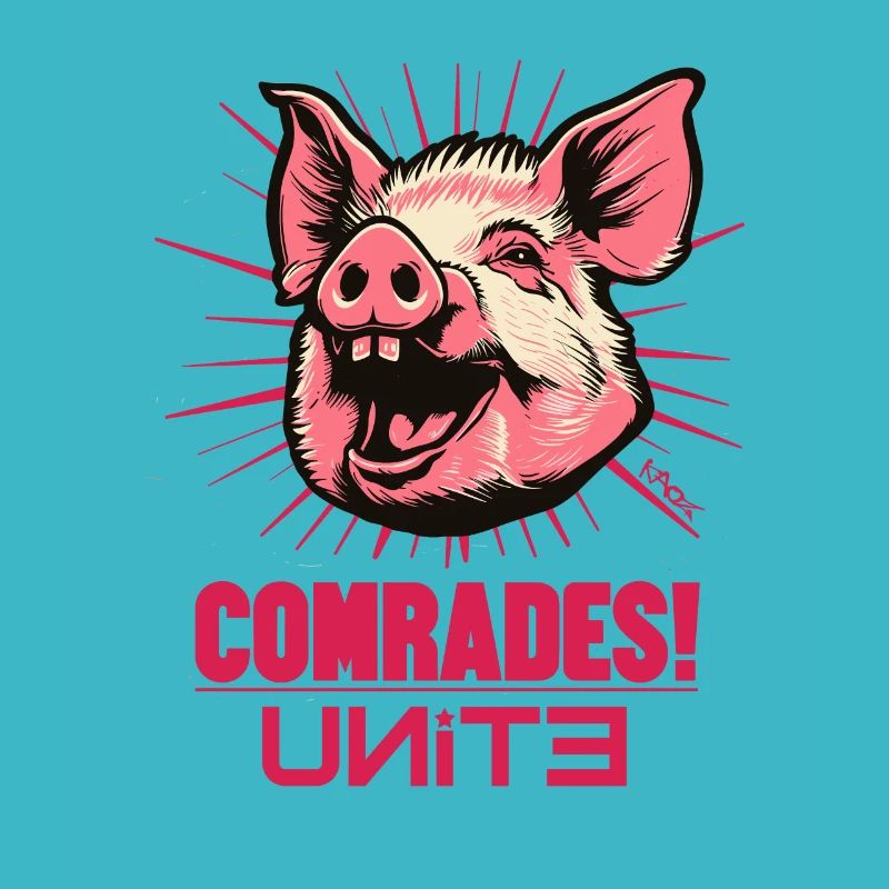 Parodie du socialisme Communisme Cochon