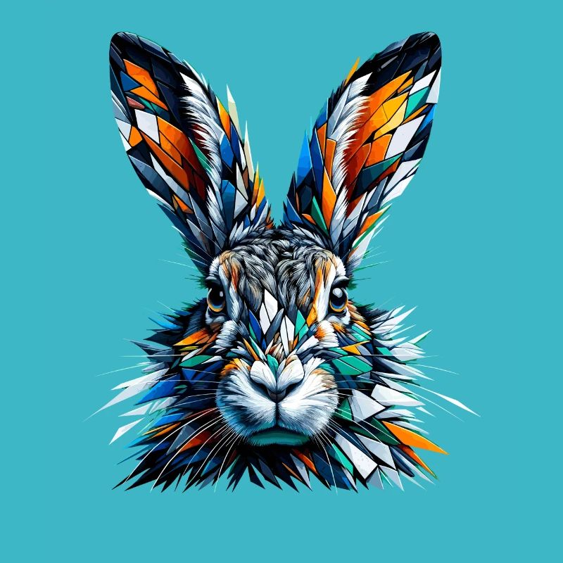 Polygon Art Jackrabbit Jackrabbits