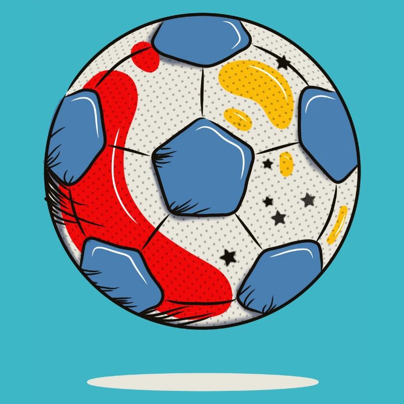 Fussball Popart Design