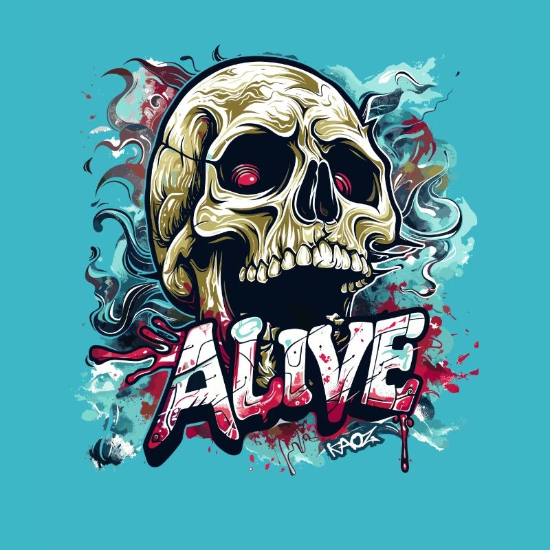 This skull is alive