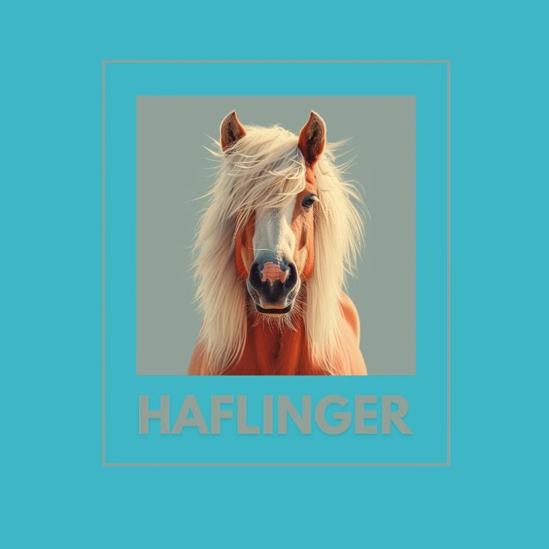 Haflinger Motiv Pferd Süß