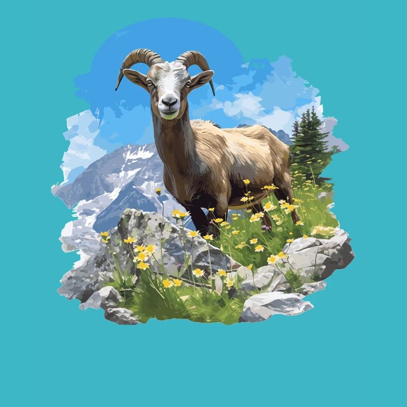 Alpine Goat Mountain Goats Mountain Goat