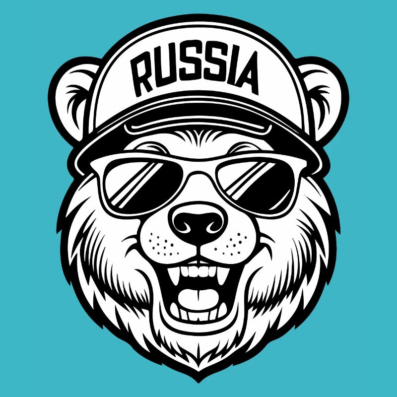 BROWN BEAR, BASEBALL CAP