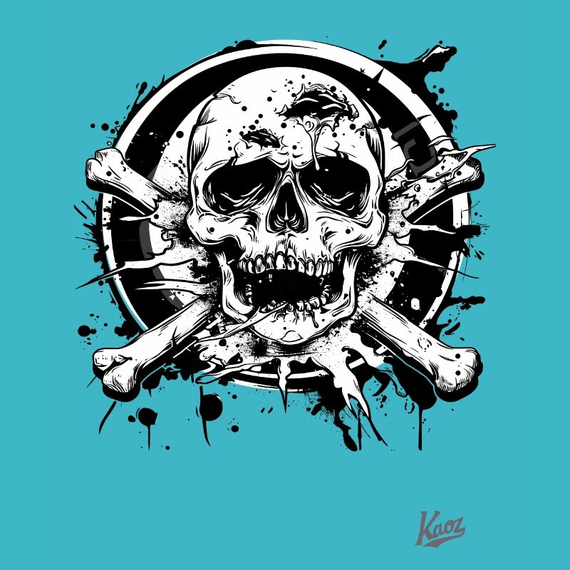 Trash Core: Totenköpfe und Knochen