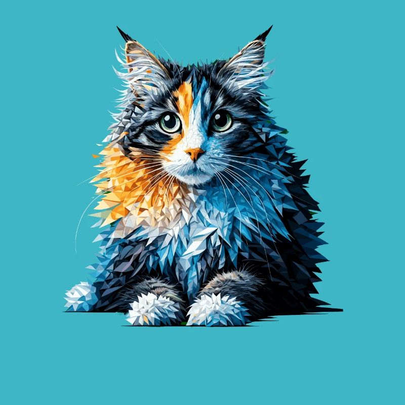Polygon Art American Curl