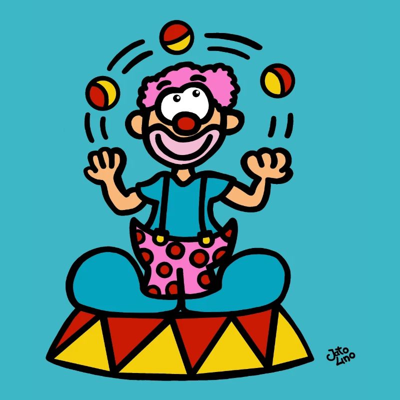 A clown