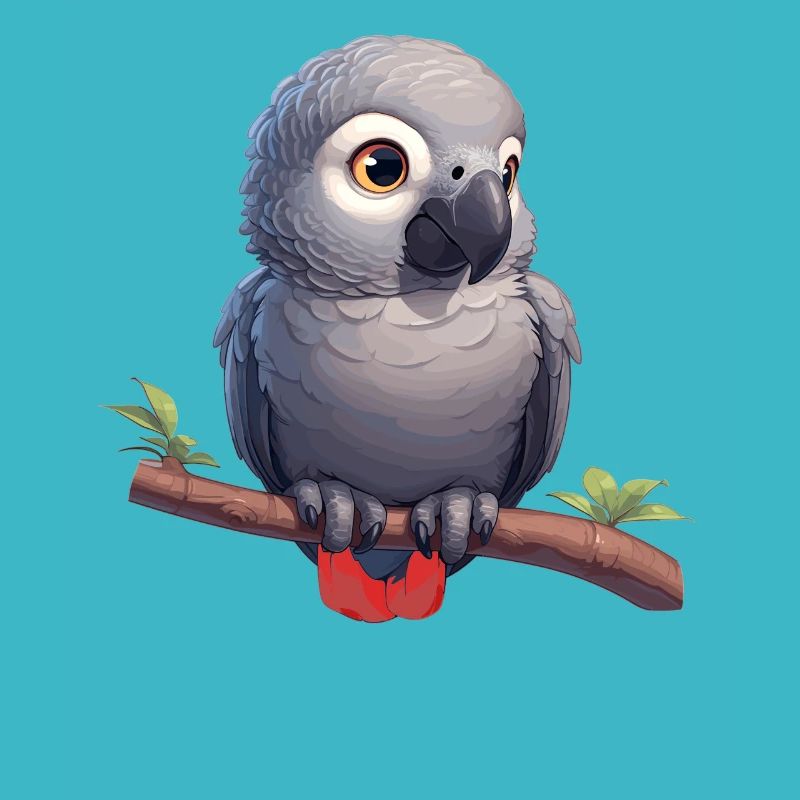 Perroquet gris Graupapageis Graupapagei