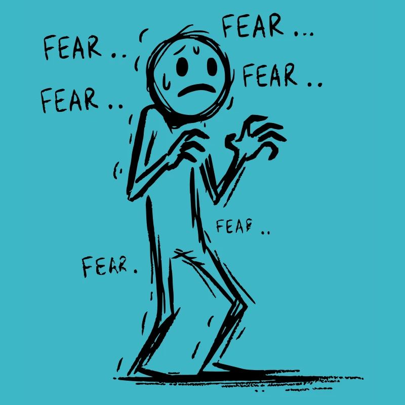 Anxious man