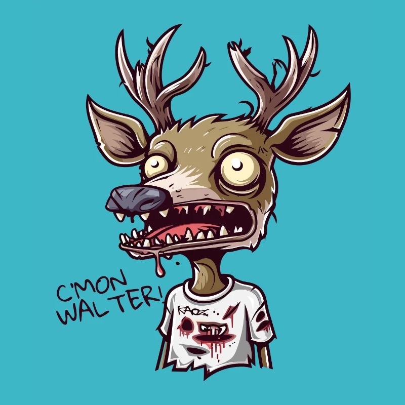 Completely exhausted reindeer asks Walter for more