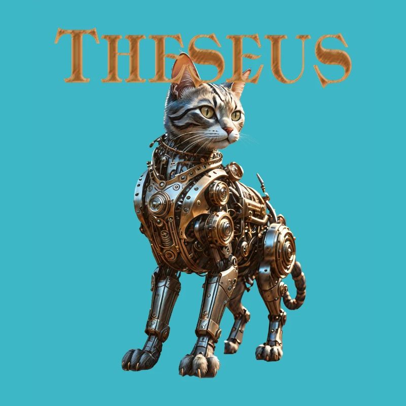 Automate Steampunk-Katze - Thésée Chat Steampunk