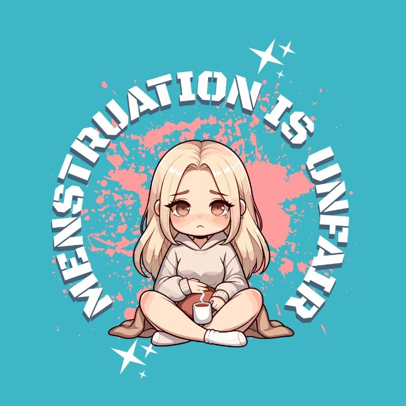 Menstruation Ist Unfair Periode Design