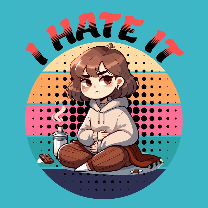 I Hate It - Humorvolle Periode Grafik