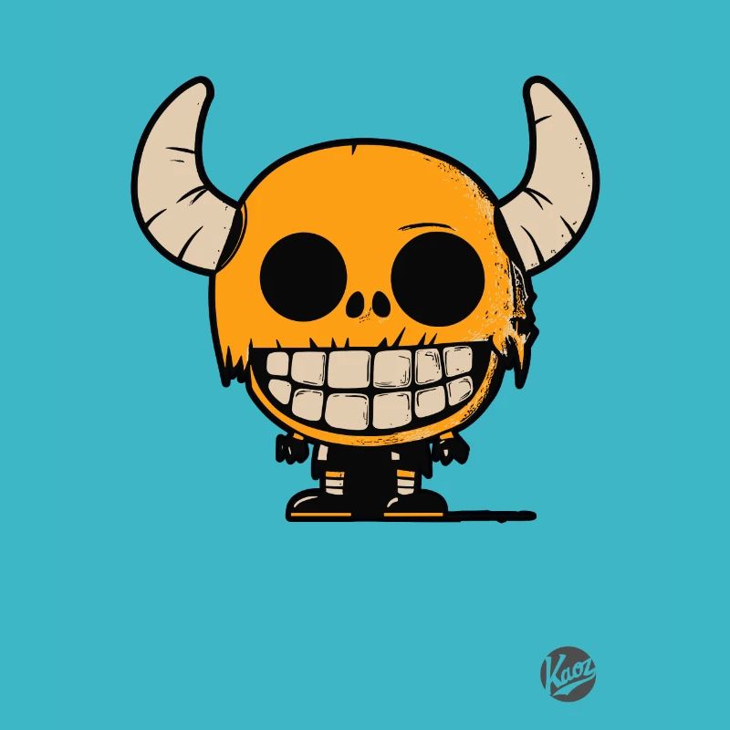 Crâne garçon de l’enfer Design