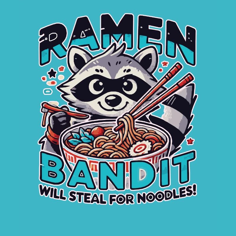 Waschbär-ramen-bandit: Wird Nach Nudeln Stehlen