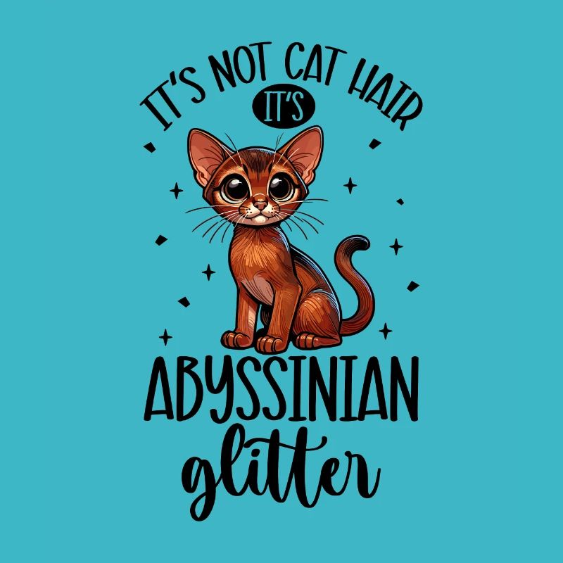Paillettes de chat - Abyssin