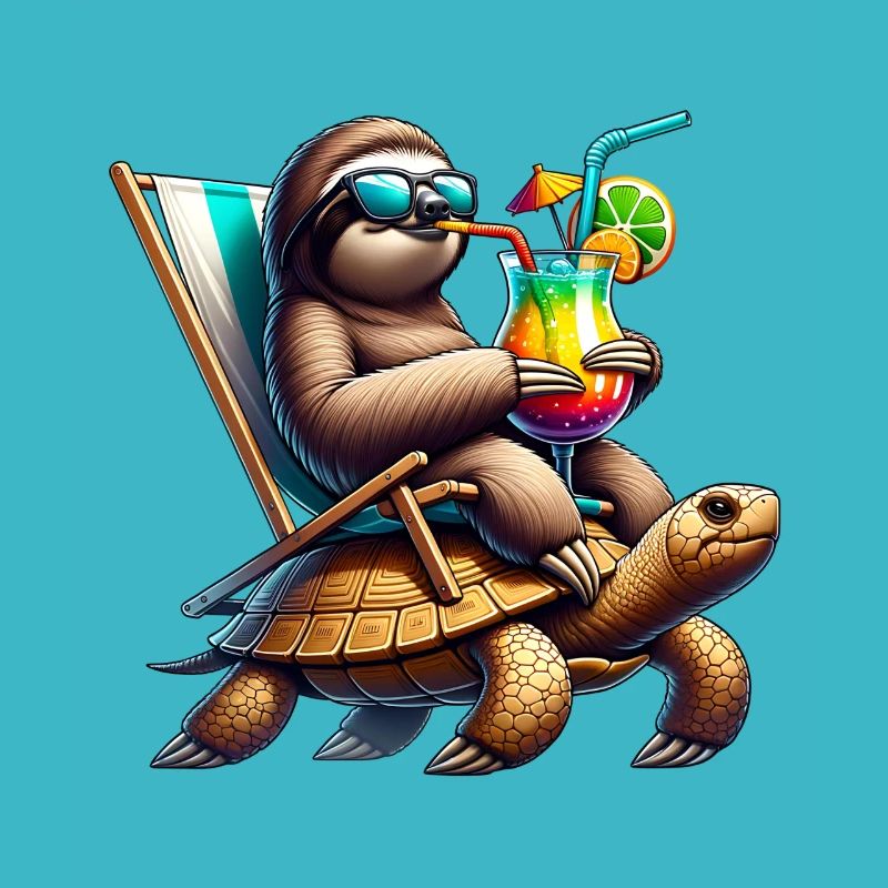 Cocktail décontracté Sloth Turtle