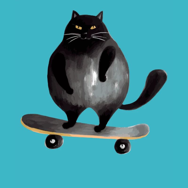 Gueule de bois sur le skateboard
