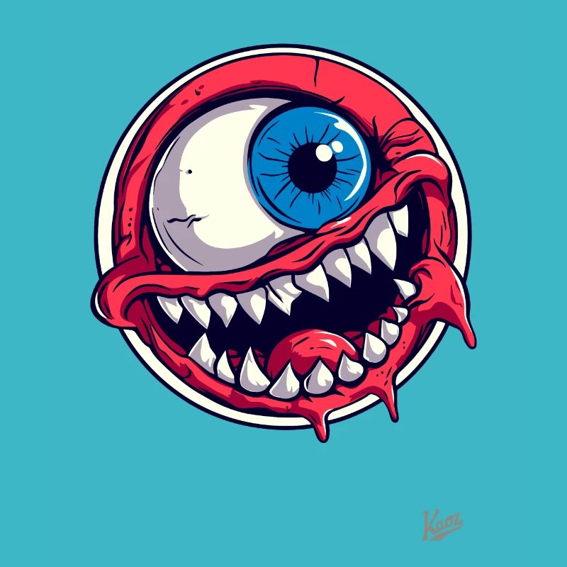 Funny Horror Cyclops Eye