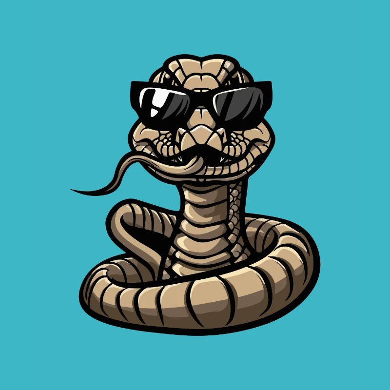 Serpent Cobra Bande Dessinée Cool