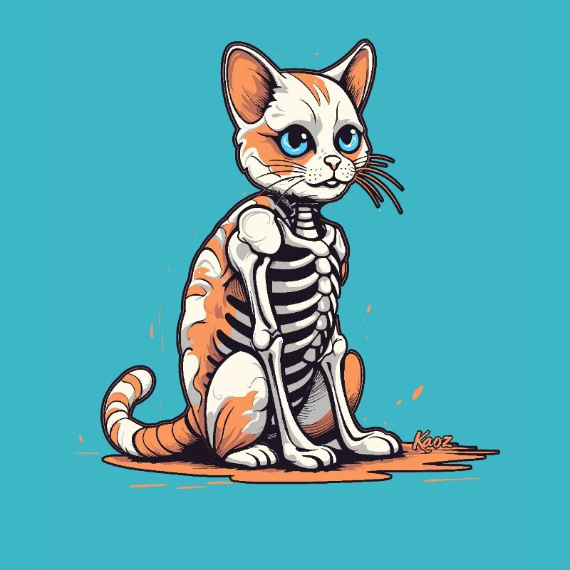 Chat squelette