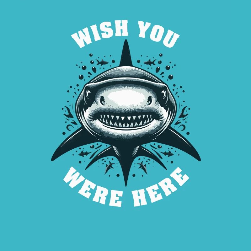 HAI - Saying with Wish Shark Sea Creature Hunter