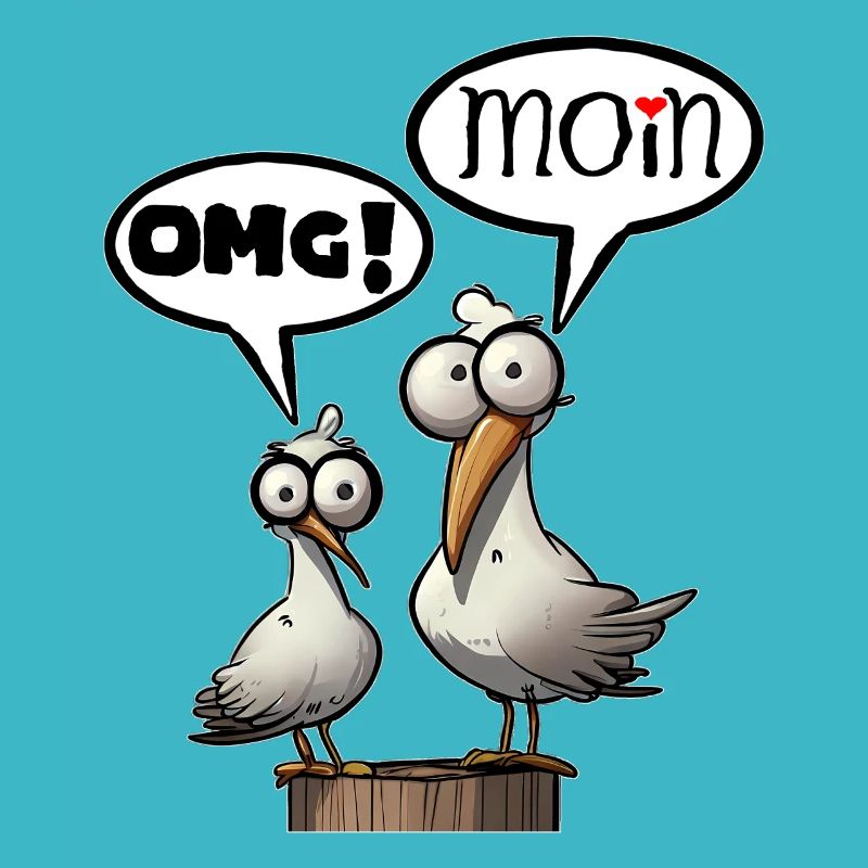 Die Bäädden Möwen - Möwe omg moin
