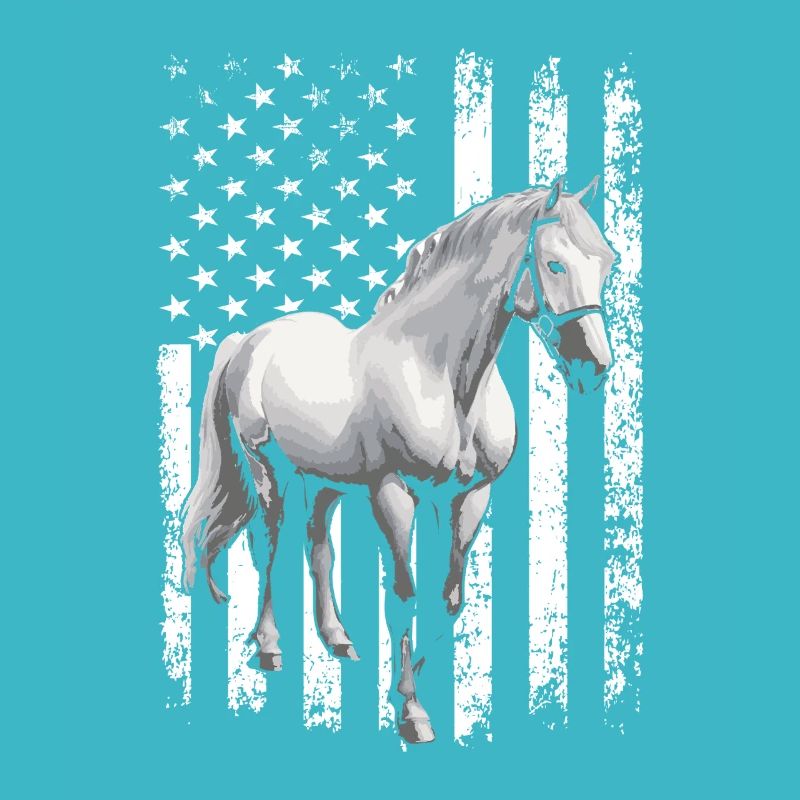 J’aime mon Percheron À la grange et