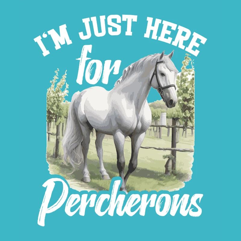 Je ne suis là que pour les percherons
