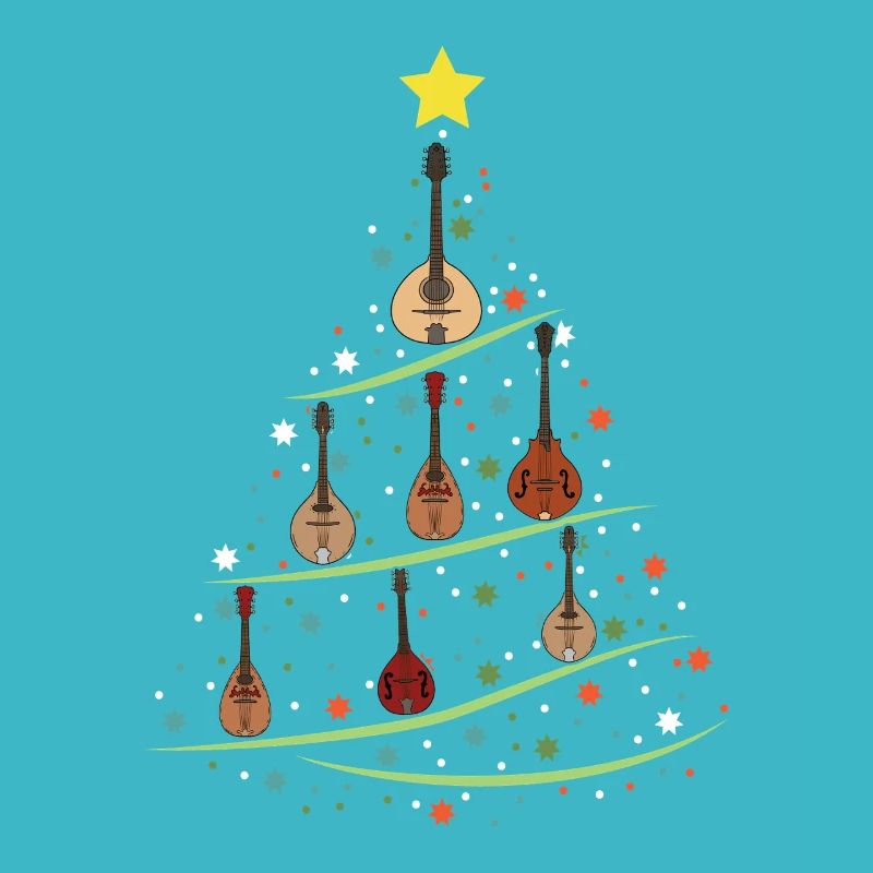 Mandoline Weihnachtsbaum