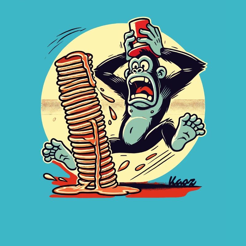 Pancake-Affe – Chaos mit Sirup