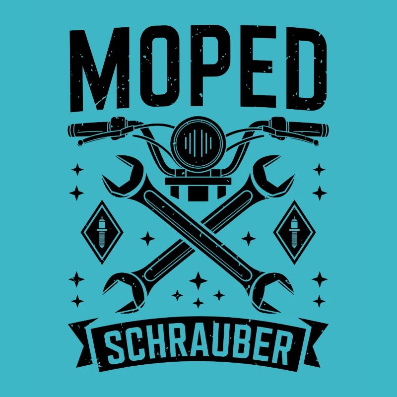 Moped Tuning Schrauber Mopedfahrer