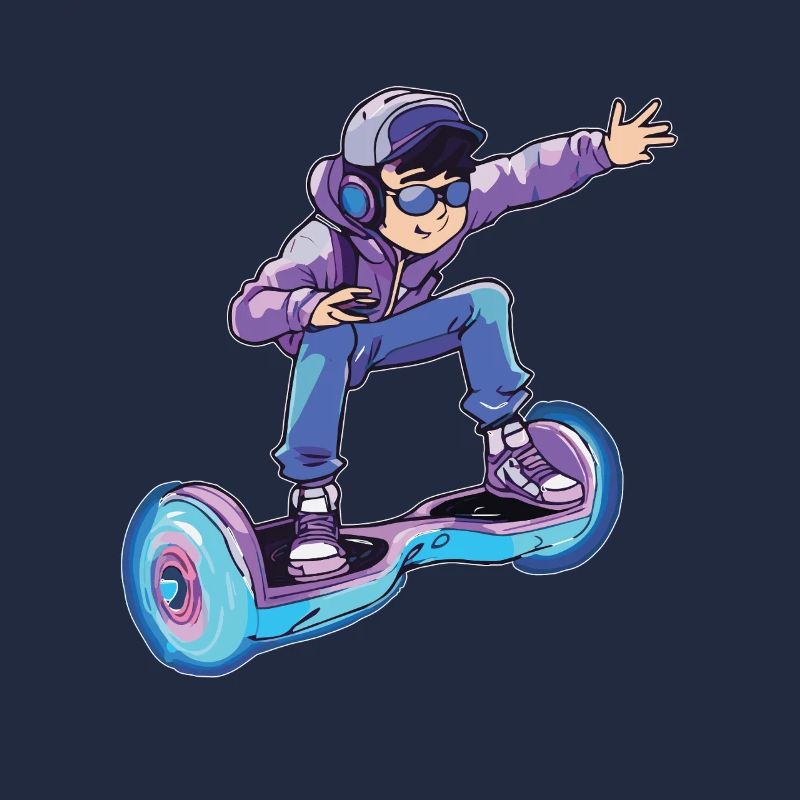 Das Leben Ist Besser, Wenn Sie Mit Dem Hoverboard