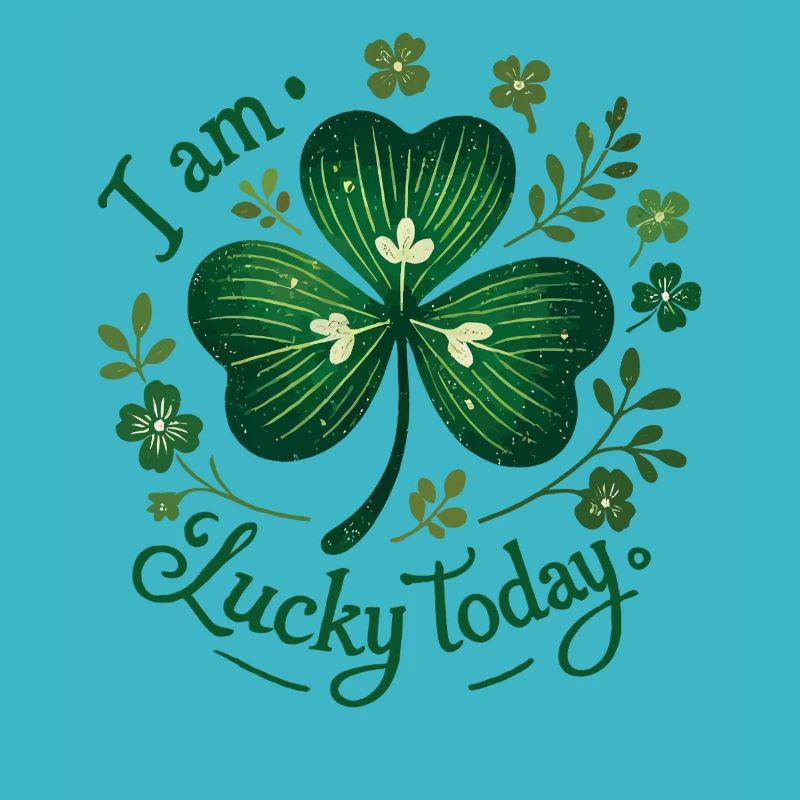 Ich Bin Heute Glücklich Kleeblatt St. Patrick's