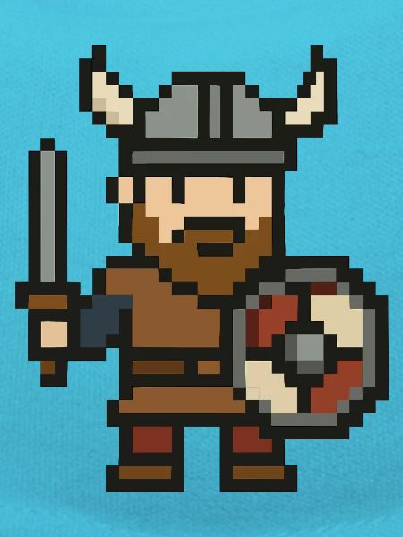 wikinger comic pixel