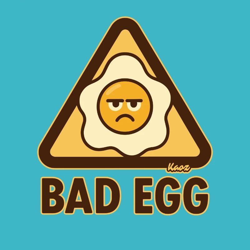 Bad egg with a bad mood